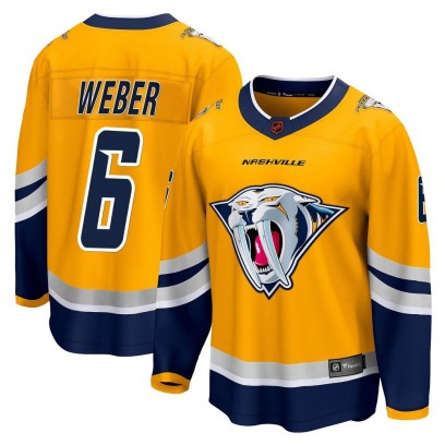 Youth Breakaway Nashville Predators Shea Weber Fanatics Branded Special Edition 2.0 Jersey - Yellow