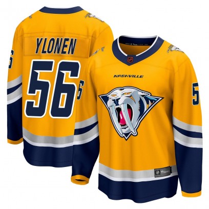 Youth Breakaway Nashville Predators Jesse Ylonen Fanatics Branded Special Edition 2.0 Jersey - Yellow