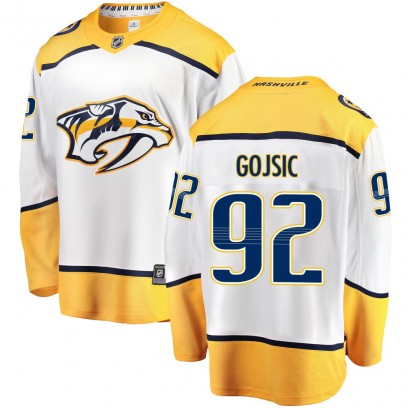 Youth Breakaway Nashville Predators Hiroki Gojsic Fanatics Branded Away Jersey - White
