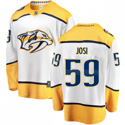 Youth Breakaway Nashville Predators Roman Josi Fanatics Branded Away Jersey - White