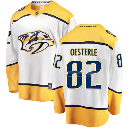 Youth Breakaway Nashville Predators Jordan Oesterle Fanatics Branded Away Jersey - White