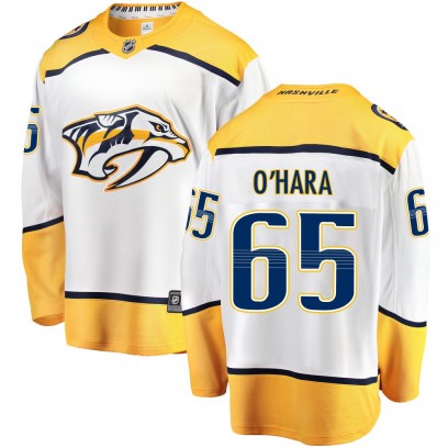 Youth Breakaway Nashville Predators Cole O'Hara Fanatics Branded Away Jersey - White