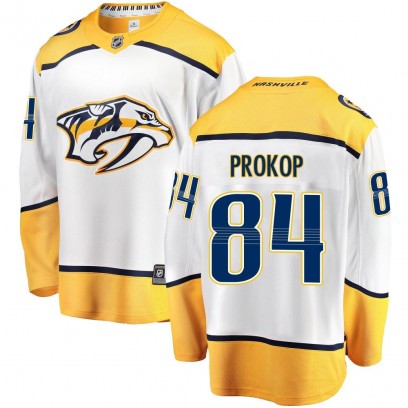 Youth Breakaway Nashville Predators Luke Prokop Fanatics Branded Away Jersey - White