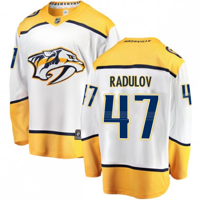 Youth Breakaway Nashville Predators Alexander Radulov Fanatics Branded Away Jersey - White