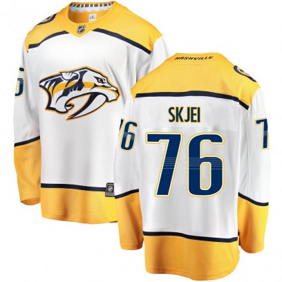 Youth Breakaway Nashville Predators Brady Skjei Fanatics Branded Away Jersey - White