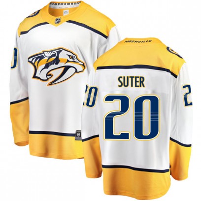 Youth Breakaway Nashville Predators Ryan Suter Fanatics Branded Away Jersey - White