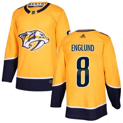 Youth Authentic Nashville Predators Andreas Englund Adidas Home Jersey - Gold
