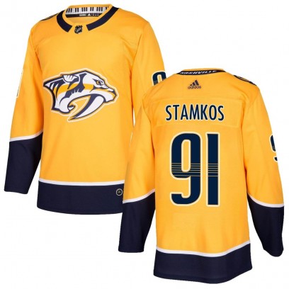 Youth Authentic Nashville Predators Steven Stamkos Adidas Home Jersey - Gold