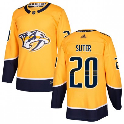 Youth Authentic Nashville Predators Ryan Suter Adidas Home Jersey - Gold
