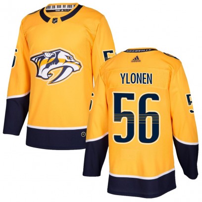 Youth Authentic Nashville Predators Jesse Ylonen Adidas Home Jersey - Gold