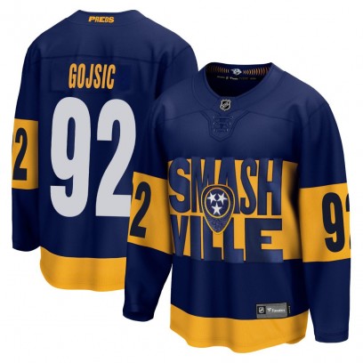 Youth Breakaway Nashville Predators Hiroki Gojsic Fanatics Branded 2022 Stadium Series Jersey - Navy