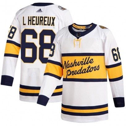 Men's Authentic Nashville Predators Zachary L'Heureux Adidas 2020 Winter Classic Player Jersey - White