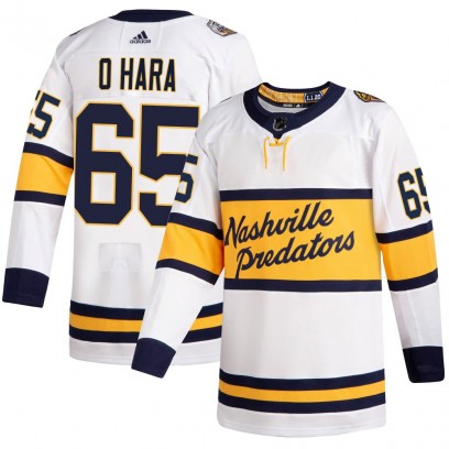 Men's Authentic Nashville Predators Cole O'Hara Adidas 2020 Winter Classic Player Jersey - White