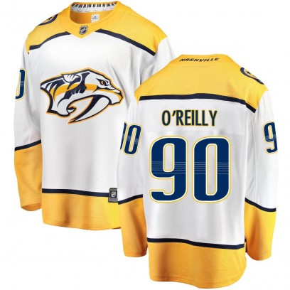 Men's Breakaway Nashville Predators Ryan O'Reilly Fanatics Branded Away Jersey - White