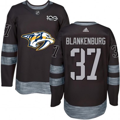 Youth Authentic Nashville Predators Nick Blankenburg 1917-2017 100th Anniversary Jersey - Black
