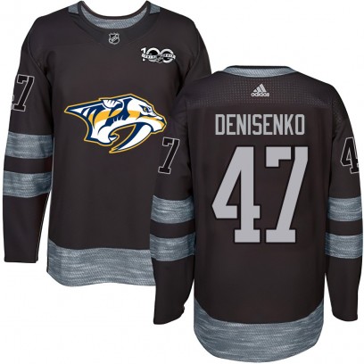 Youth Authentic Nashville Predators Grigori Denisenko 1917-2017 100th Anniversary Jersey - Black