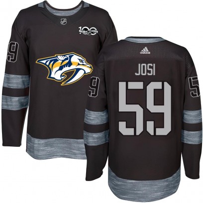 Youth Authentic Nashville Predators Roman Josi 1917-2017 100th Anniversary Jersey - Black