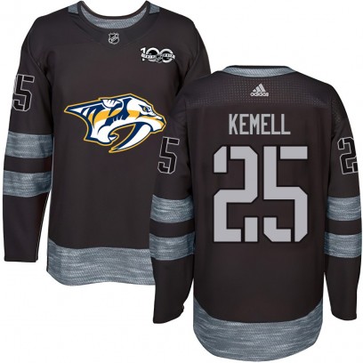 Youth Authentic Nashville Predators Joakim Kemell 1917-2017 100th Anniversary Jersey - Black