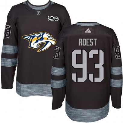 Youth Authentic Nashville Predators Austin Roest 1917-2017 100th Anniversary Jersey - Black