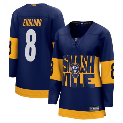 Women's Breakaway Nashville Predators Andreas Englund Fanatics Branded 2022 Stadium Series Jersey - Navy