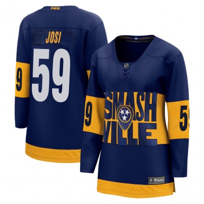 Women's Breakaway Nashville Predators Roman Josi Fanatics Branded 2022 Stadium Series Jersey - Navy
