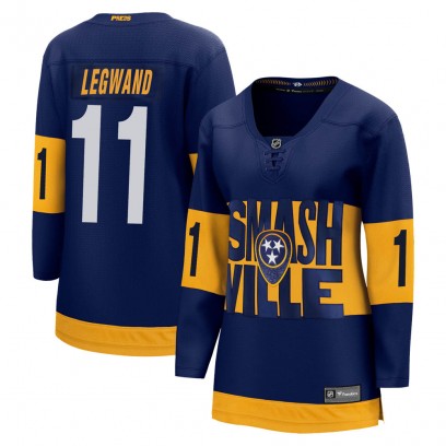 Women's Breakaway Nashville Predators David Legwand Fanatics Branded 2022 Stadium Series Jersey - Navy
