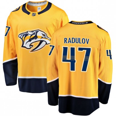 Men's Breakaway Nashville Predators Alexander Radulov Fanatics Branded Home Jersey - Gold