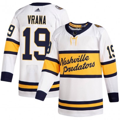 Youth Authentic Nashville Predators Jakub Vrana Adidas 2020 Winter Classic Player Jersey - White