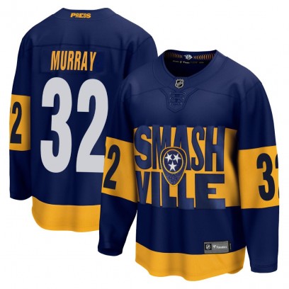Men's Breakaway Nashville Predators Matt Murray Fanatics Branded 2022 Stadium Series Jersey - Navy