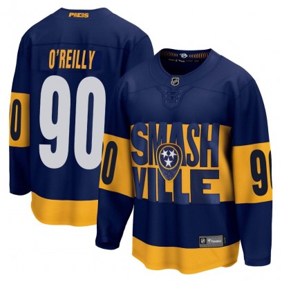 Men's Breakaway Nashville Predators Ryan O'Reilly Fanatics Branded 2022 Stadium Series Jersey - Navy