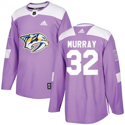 Youth Authentic Nashville Predators Matt Murray Adidas Fights Cancer Practice Jersey - Purple