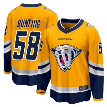 Men's Breakaway Nashville Predators Michael Bunting Fanatics Branded Special Edition 2.0 Jersey - Yellow