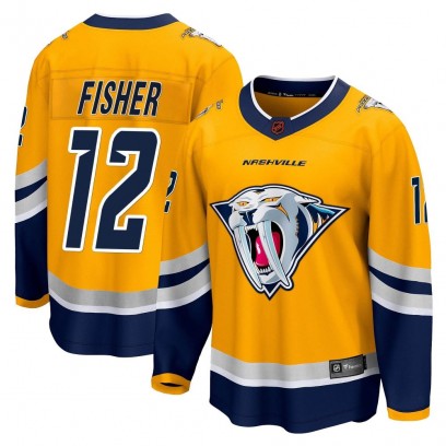 Men's Breakaway Nashville Predators Mike Fisher Fanatics Branded Special Edition 2.0 Jersey - Yellow