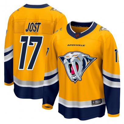 Men's Breakaway Nashville Predators Tyson Jost Fanatics Branded Special Edition 2.0 Jersey - Yellow