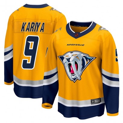 Men's Breakaway Nashville Predators Paul Kariya Fanatics Branded Special Edition 2.0 Jersey - Yellow