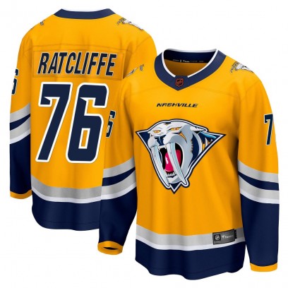 Men's Breakaway Nashville Predators Isaac Ratcliffe Fanatics Branded Special Edition 2.0 Jersey - Yellow