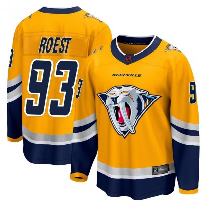 Men's Breakaway Nashville Predators Austin Roest Fanatics Branded Special Edition 2.0 Jersey - Yellow