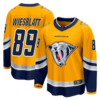 Men's Breakaway Nashville Predators Ozzy Wiesblatt Fanatics Branded Special Edition 2.0 Jersey - Yellow