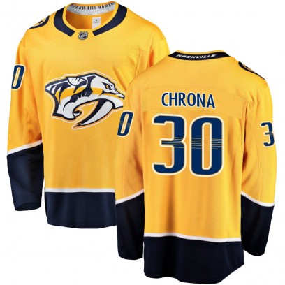 Youth Breakaway Nashville Predators Magnus Chrona Fanatics Branded Home Jersey - Gold