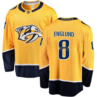 Youth Breakaway Nashville Predators Andreas Englund Fanatics Branded Home Jersey - Gold