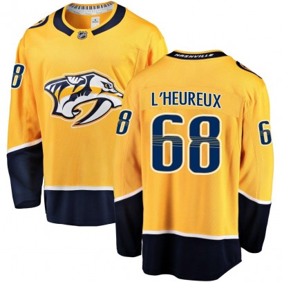 Youth Breakaway Nashville Predators Zachary L'Heureux Fanatics Branded Home Jersey - Gold