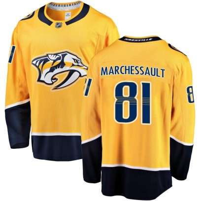 Youth Breakaway Nashville Predators Jonathan Marchessault Fanatics Branded Home Jersey - Gold