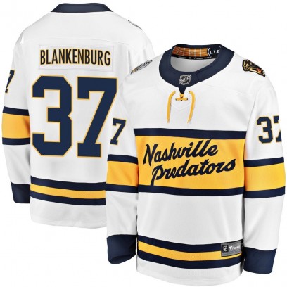 Youth Breakaway Nashville Predators Nick Blankenburg Fanatics Branded 2020 Winter Classic Player Jersey - White