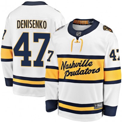 Youth Breakaway Nashville Predators Grigori Denisenko Fanatics Branded 2020 Winter Classic Player Jersey - White