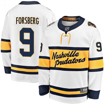 Youth Breakaway Nashville Predators Filip Forsberg Fanatics Branded 2020 Winter Classic Jersey - White