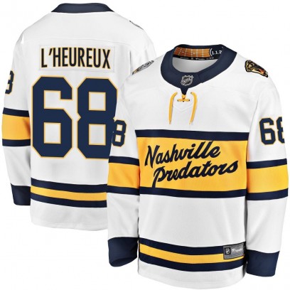 Youth Breakaway Nashville Predators Zachary L'Heureux Fanatics Branded 2020 Winter Classic Player Jersey - White
