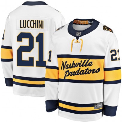 Youth Breakaway Nashville Predators Jake Lucchini Fanatics Branded 2020 Winter Classic Player Jersey - White