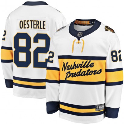 Youth Breakaway Nashville Predators Jordan Oesterle Fanatics Branded 2020 Winter Classic Player Jersey - White