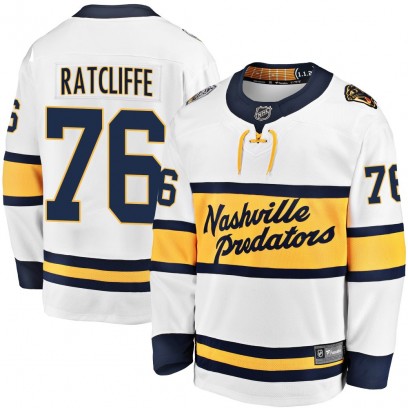 Youth Breakaway Nashville Predators Isaac Ratcliffe Fanatics Branded 2020 Winter Classic Player Jersey - White