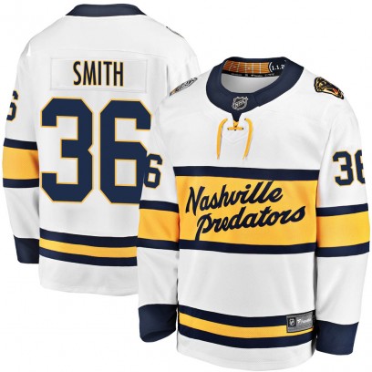 Youth Breakaway Nashville Predators Cole Smith Fanatics Branded 2020 Winter Classic Player Jersey - White